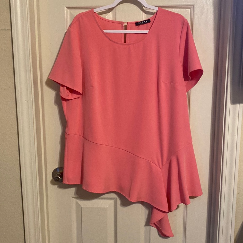 Rebel Wilson X Angels light pink top 2X